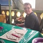 Marina ist aufgestanden