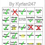 I had both pretty good or medium childhood memories as I was born in 2009 | image tagged in kyrian247 childhood bingo | made w/ Imgflip meme maker