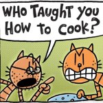 who thought you how to cook? meme