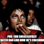 gotta love ragebatting | POV: YOU SUCCESSFULLY RAGEBATED BRO AND NOW HE'S CRASHING OUT | image tagged in gifs,ragebait | made w/ Imgflip video-to-gif maker