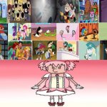 Everyone Laughs at madoka Doug | image tagged in everyone laughs at what,deviantart,crossover,paramount,nickelodeon,puella magi madoka magica | made w/ Imgflip meme maker