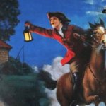 Man on horse spreading news