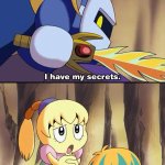 Tiff is not surprised to hear that Meta Knight has secrets
