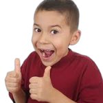 Thumbs up kid transparent