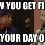 CRAIG FIRED ON DAY OFF