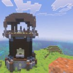 Pillager Outpost With 7 (Seven) Ominous Banners meme