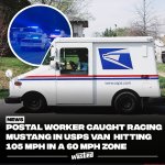 Mail Truck Drag Race