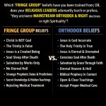 Which 'fringe group’ beliefs have you been trained from; OR, doe