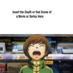 What makes Chie cry ?
