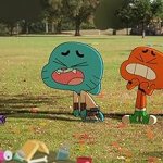Gumball and Darwin crying, IDK!!