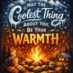 may the coolest thing about you, be your warmth