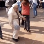 old guy dancing GIF Template
