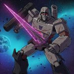 Megatron and sword