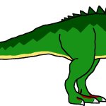 Scarred Croc (Right View)