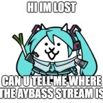 Catsune miku is lost