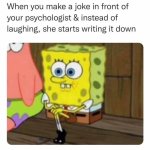 when you make a joke