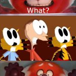 Matthew and Timmy, Tanya meet mei lee? | image tagged in who screams at mei lee,deviantart,crossover,disney,pixar,turning red | made w/ Imgflip meme maker