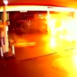Gas Station explosion GIF Template