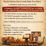 How the Orthodox Church Actually Weighs These Factors 1. LITURGI