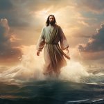 Jesus walking on water
