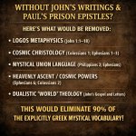 When and if REFORMIST's REMOVE all of John's writings, and Paul'