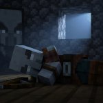 Pillager That Is An Illager Captain Sleeping