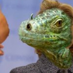 Hillary is a Reptillion mask