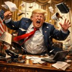 Trump throwing a fit