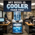 My Boss is Cooler than you, with a cooler water imager in the mi
