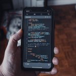 coding on phone