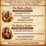 #1.7) So, the Hebrew Canon decision makers, ALLOWED “UNQUALIFIED