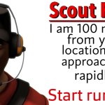 AW SHI- | image tagged in scout fact | made w/ Imgflip meme maker