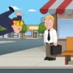 shocked cartoon guy family guy GIF Template