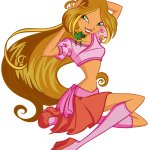 Winx Club Flora 2 season base cloth HD