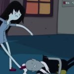 Marceline kicking GIF Template