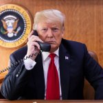 Trump on phone