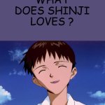 What does shinji loves ?