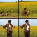 Mr Bean Waiting Reversed