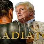 Caesar Trump Vs Gladiator