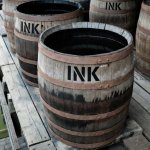 Ink barrels on a loading dock template