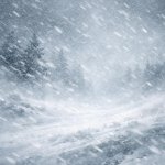 Snow blizzard