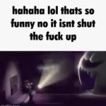 king boo slapping luigi GIF Template