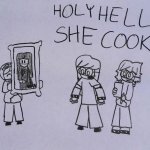 P Holy hell, she cooked template