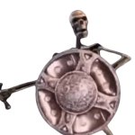 Skeleton Banging Shield