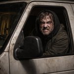 Creepy guy in van
