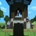 Wandering Trader At Pillager Outpost meme