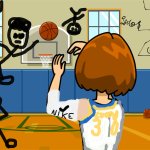 pov me how I feel playing basket