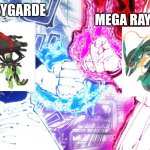 Strongest mega in history vs strongest mega of today. | MEGA RAYQUAZA; MEGA ZYGARDE | image tagged in gojo vs sukana | made w/ Imgflip meme maker