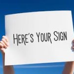 Here's your sign