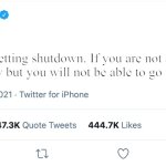 ELON MUSK | The world is getting shutdown. If you are not a millionaire or higher, sorry but you will not be able to go to the moon | image tagged in elon musk blank tweet | made w/ Imgflip meme maker